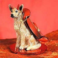 Auatralian Cattle Dog Devil Figurine