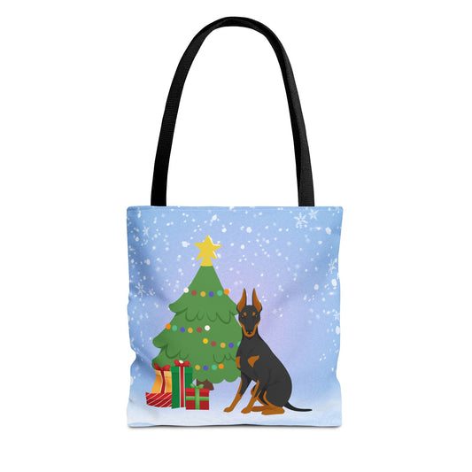 Manchester Terrier Dog Tote Bag, Dog Mom Gift