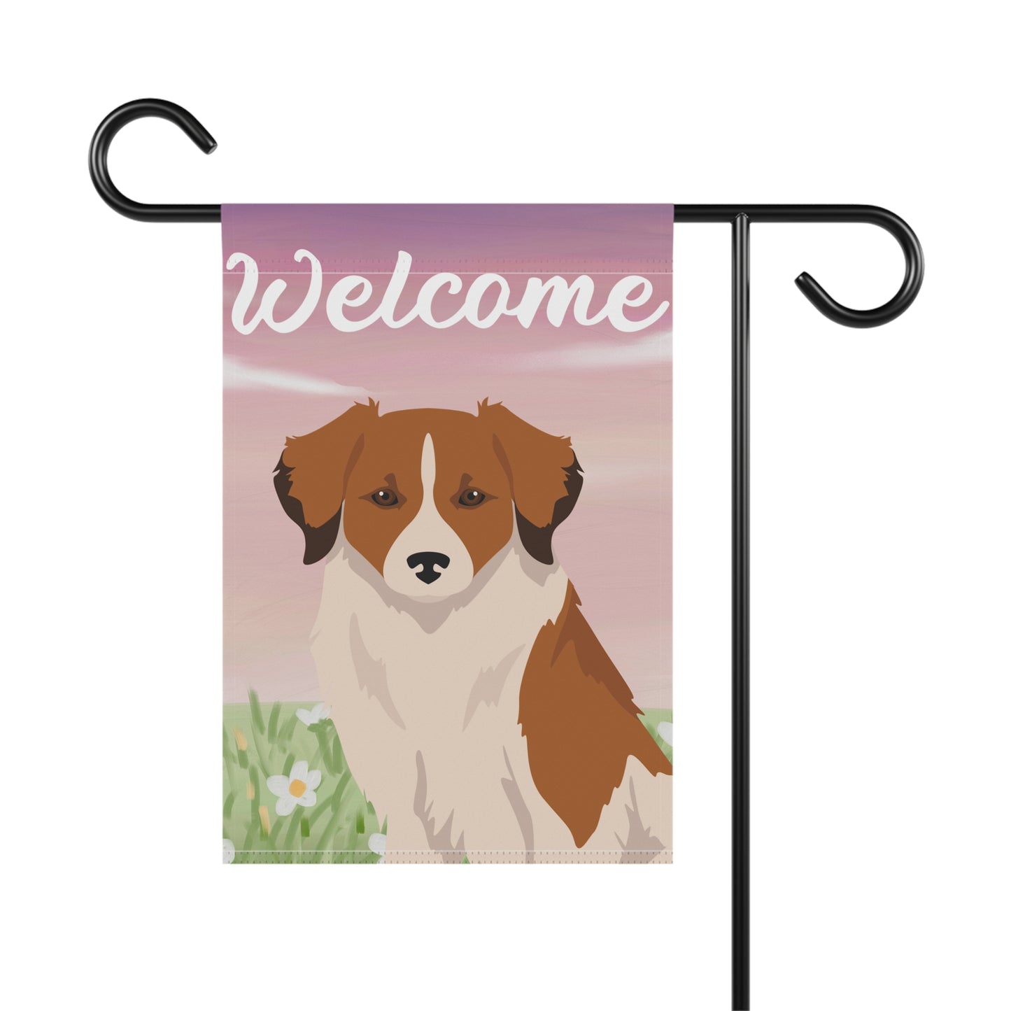 Kromfohrlander Dog Welcome Garden Flag
