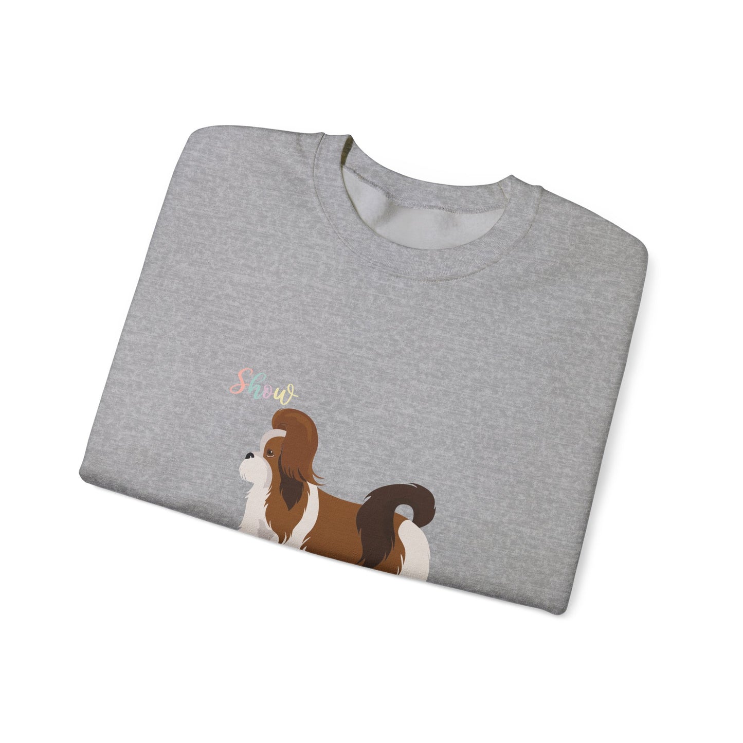 Shih Tzu Dog Unisex Heavy Blend Crewneck Sweatshirt