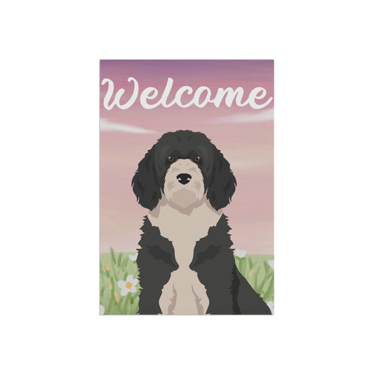 Portuguese Water Dog Dog Welcome Garden Flag