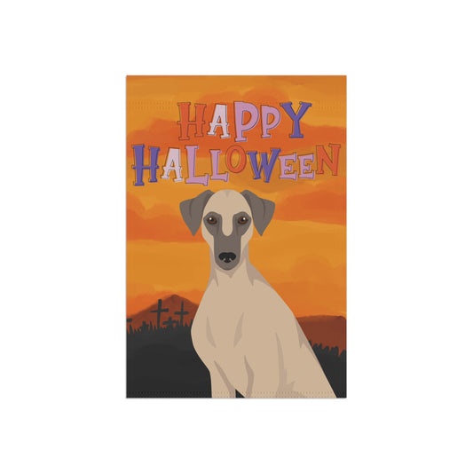 Sloughi Dog Halloween Garden Flag