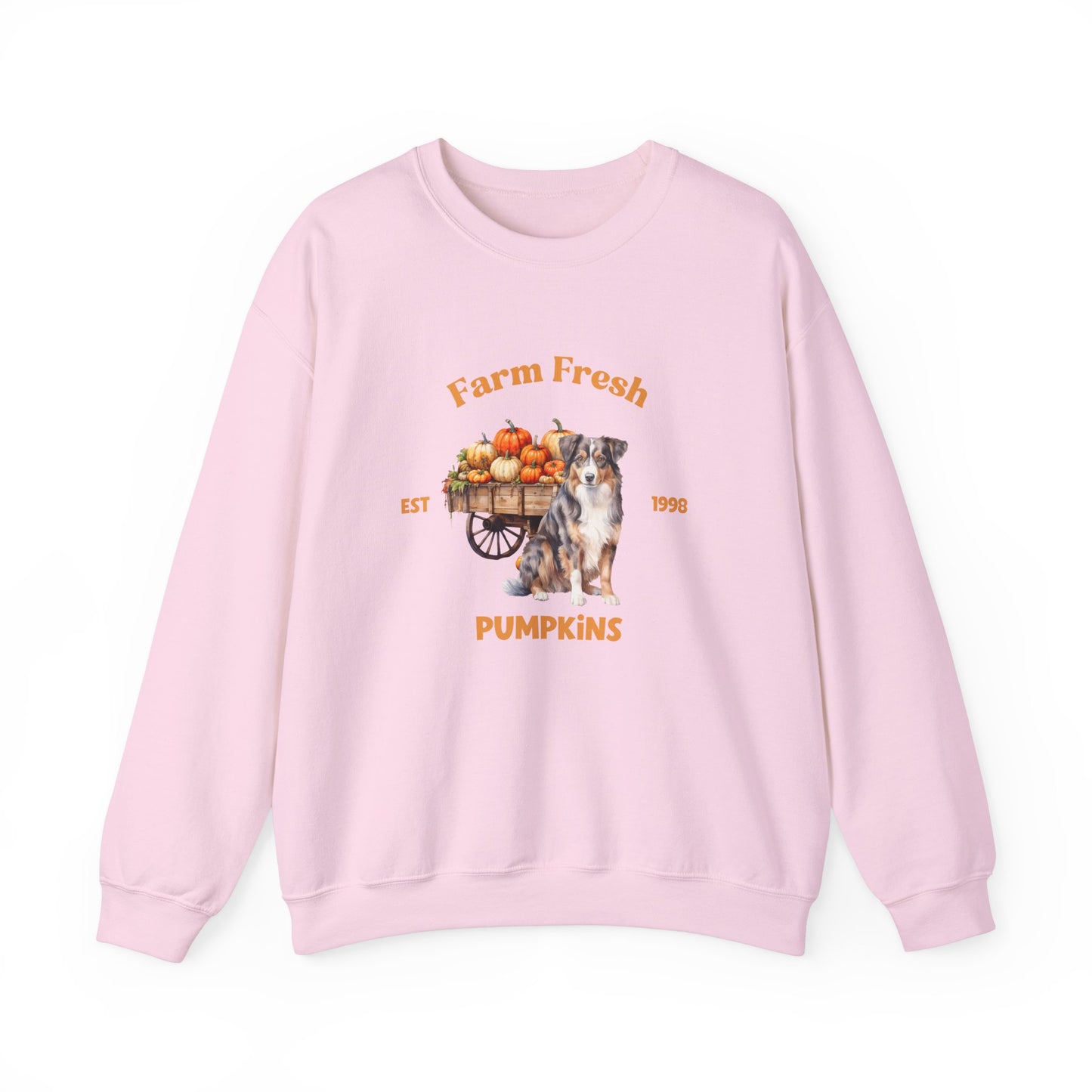 Australian Shepherd Dog Fall Unisex Heavy Blend Crewneck Sweatshirt