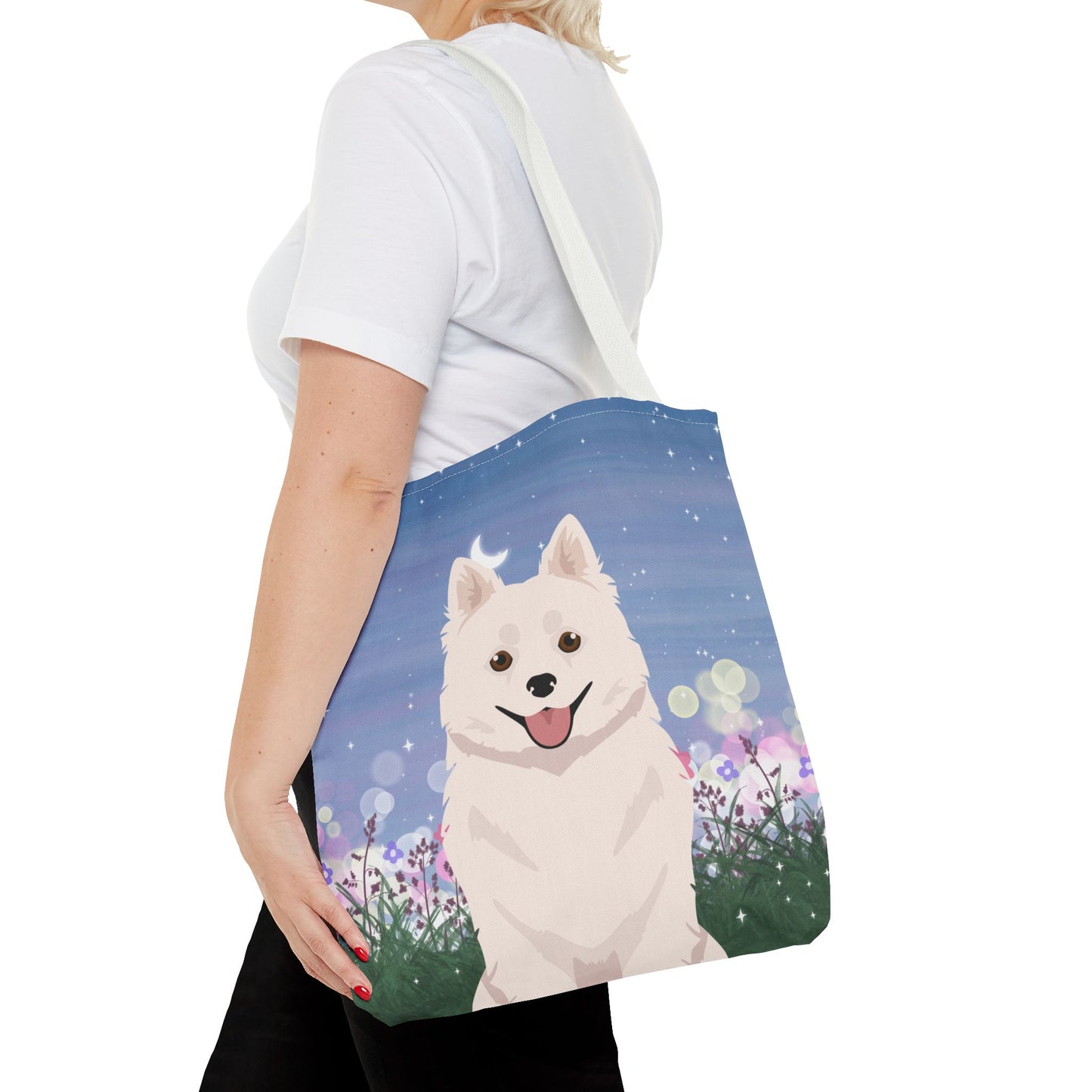 American Eskimo Dog Dog Tote Bag 16x16
