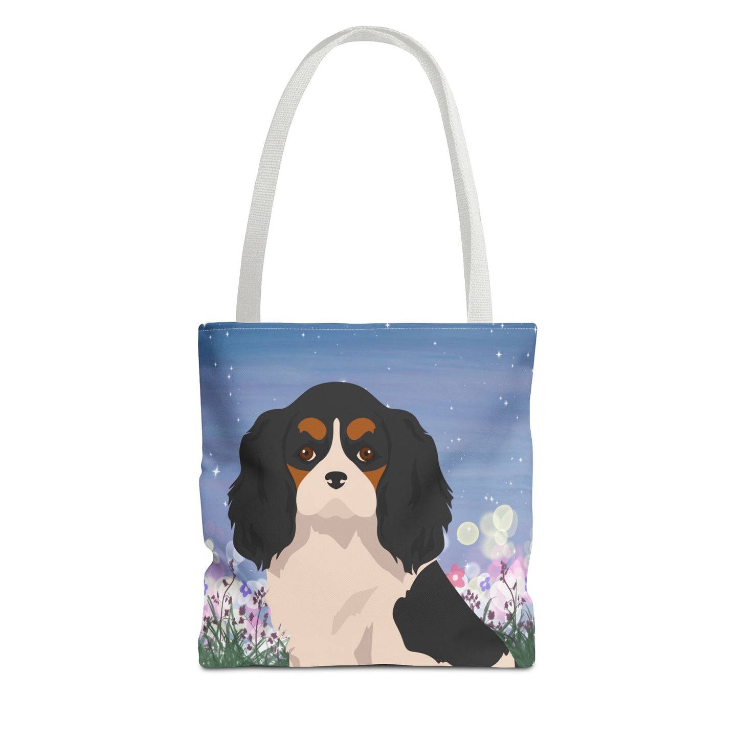 Cavalier King Charles Spaniel Dog Tote Bag 13x13