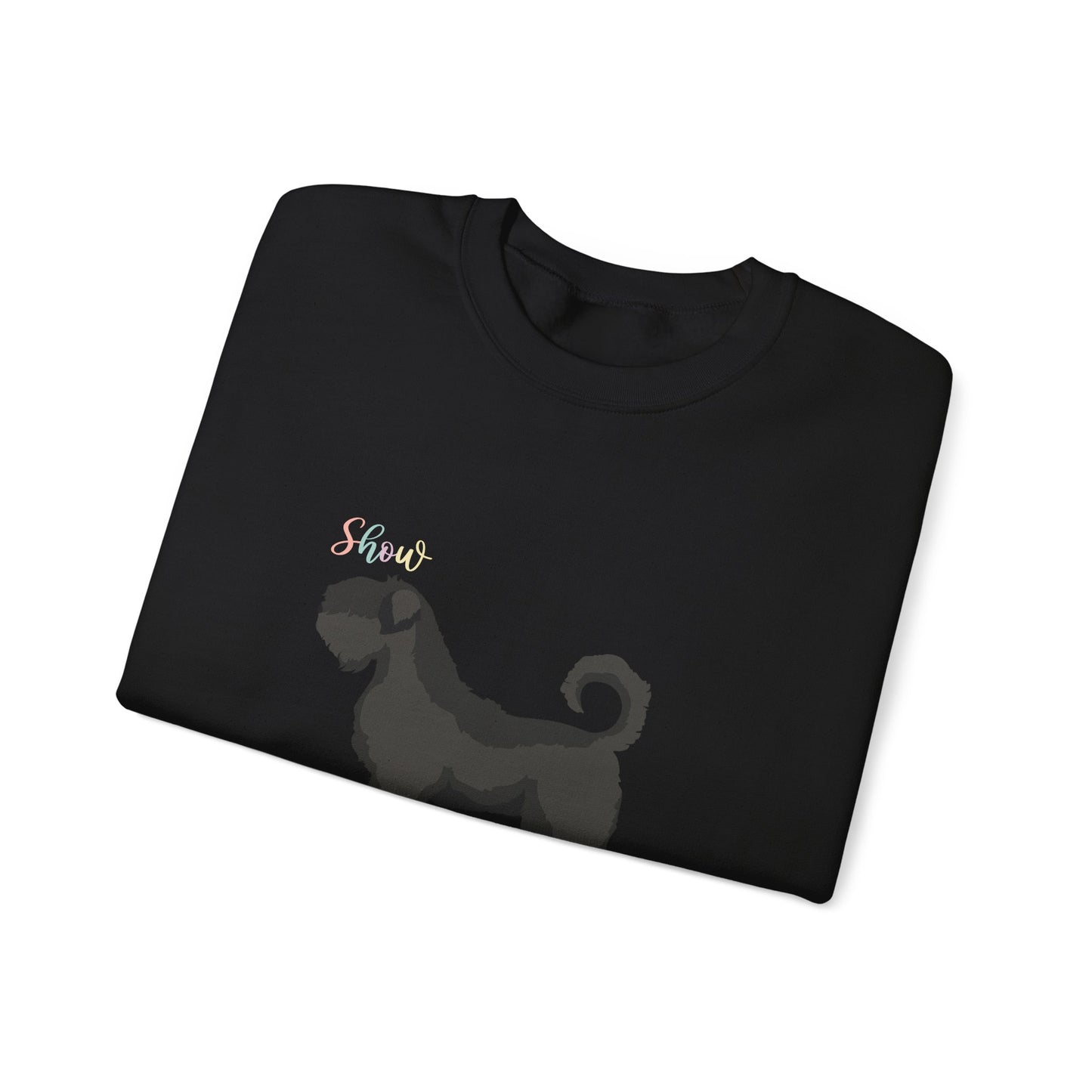 Black Russian Terrier Dog Unisex Heavy Blend Crewneck Sweatshirt