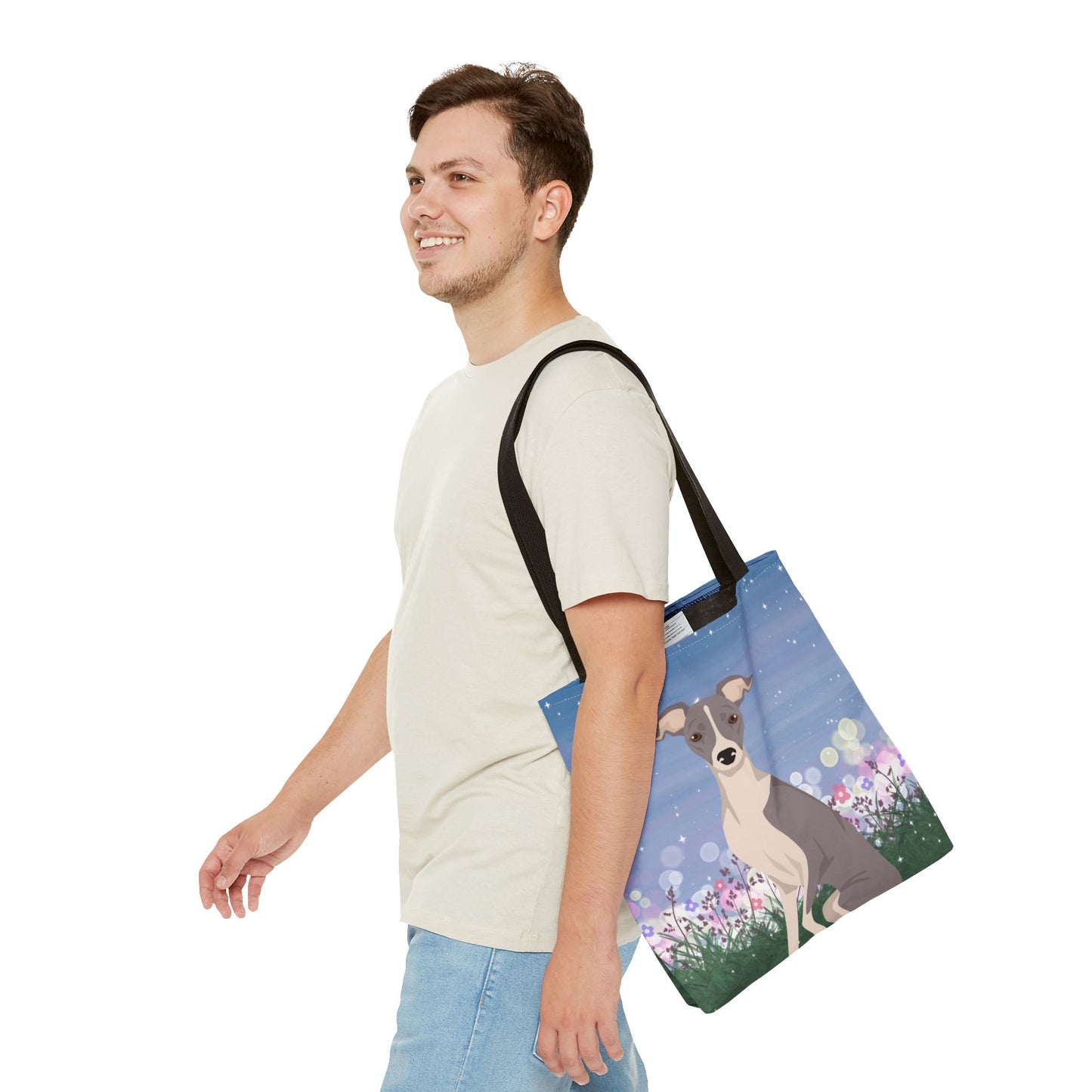 Italian Greyhound Dog Tote Bag 16x16