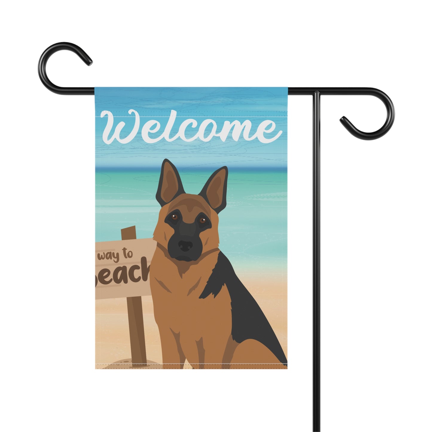 German Shepherd Dog Garden Flag
