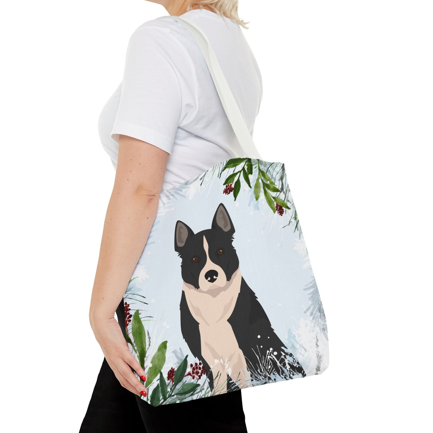Karelian Bear Dog Dog Christmas Holiday Tote Bag 16x16