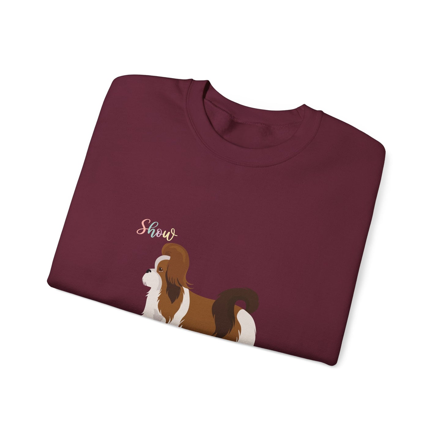 Shih Tzu Dog Unisex Heavy Blend Crewneck Sweatshirt