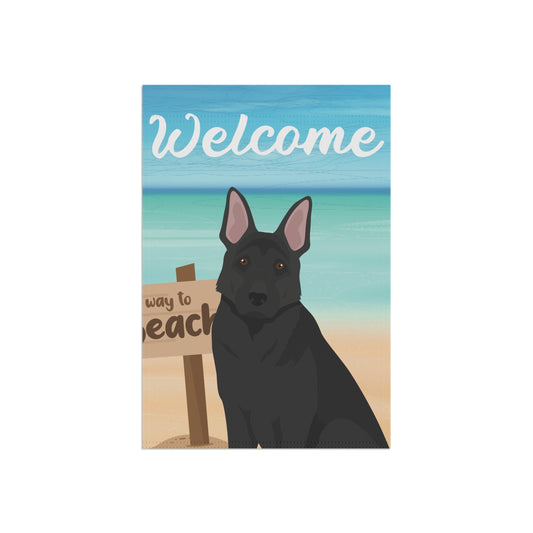 German Shepherd Dog Garden Flag