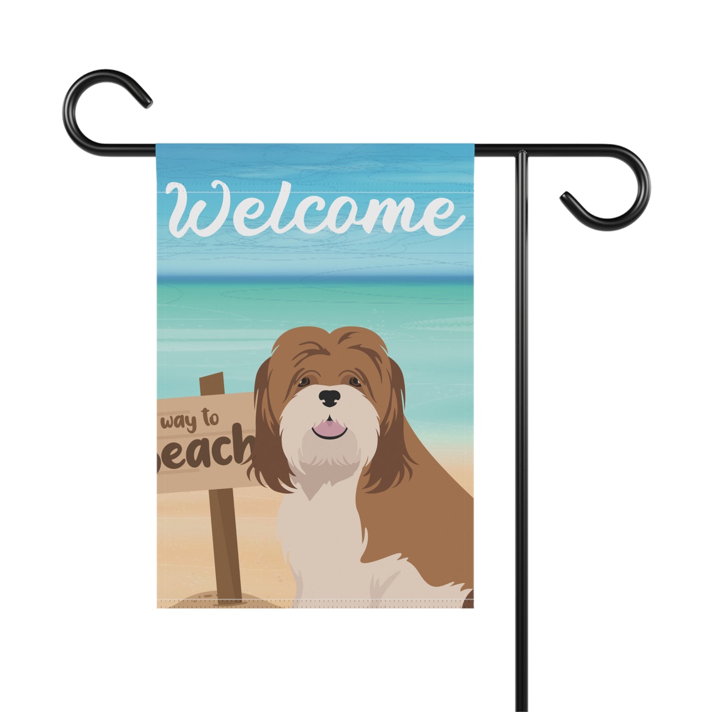Lhasa Apso Dog Garden Flag