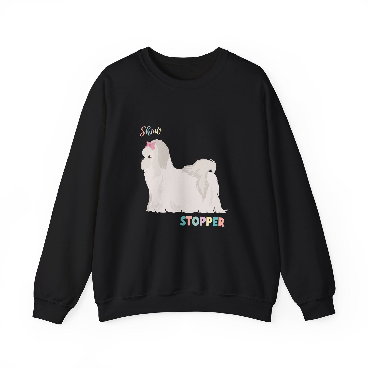 Maltese Dog Dog Unisex Heavy Blend Crewneck Sweatshirt