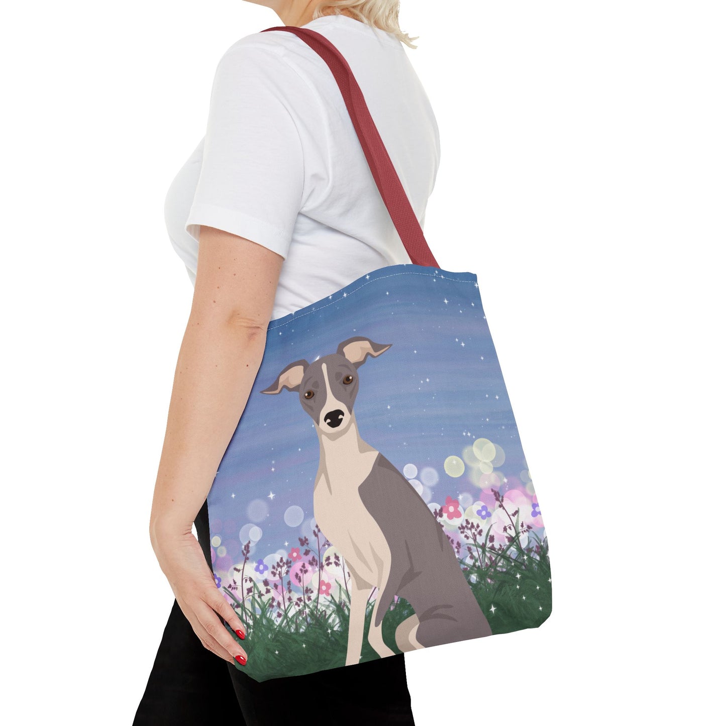 Italian Greyhound Dog Tote Bag 16x16