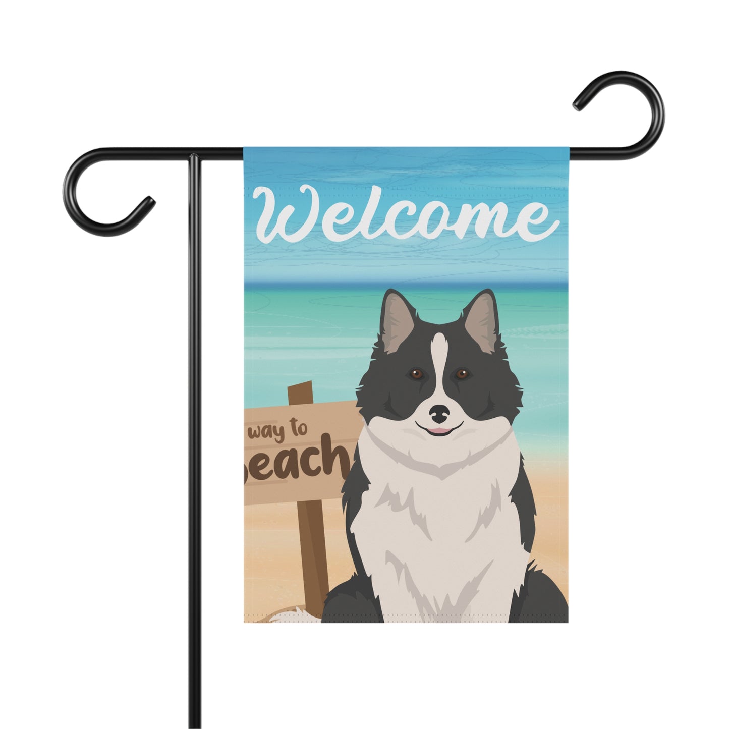 Icelandic Sheepdog Dog Garden Flag