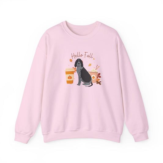 American English Coonhound Dog Fall Unisex Heavy Blend Crewneck Sweatshirt