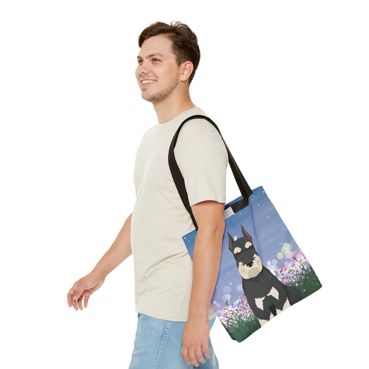 Schnauzer Dog Tote Bag 16x16
