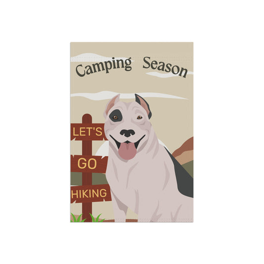 Pit Bull Dog Camping Garden Flag