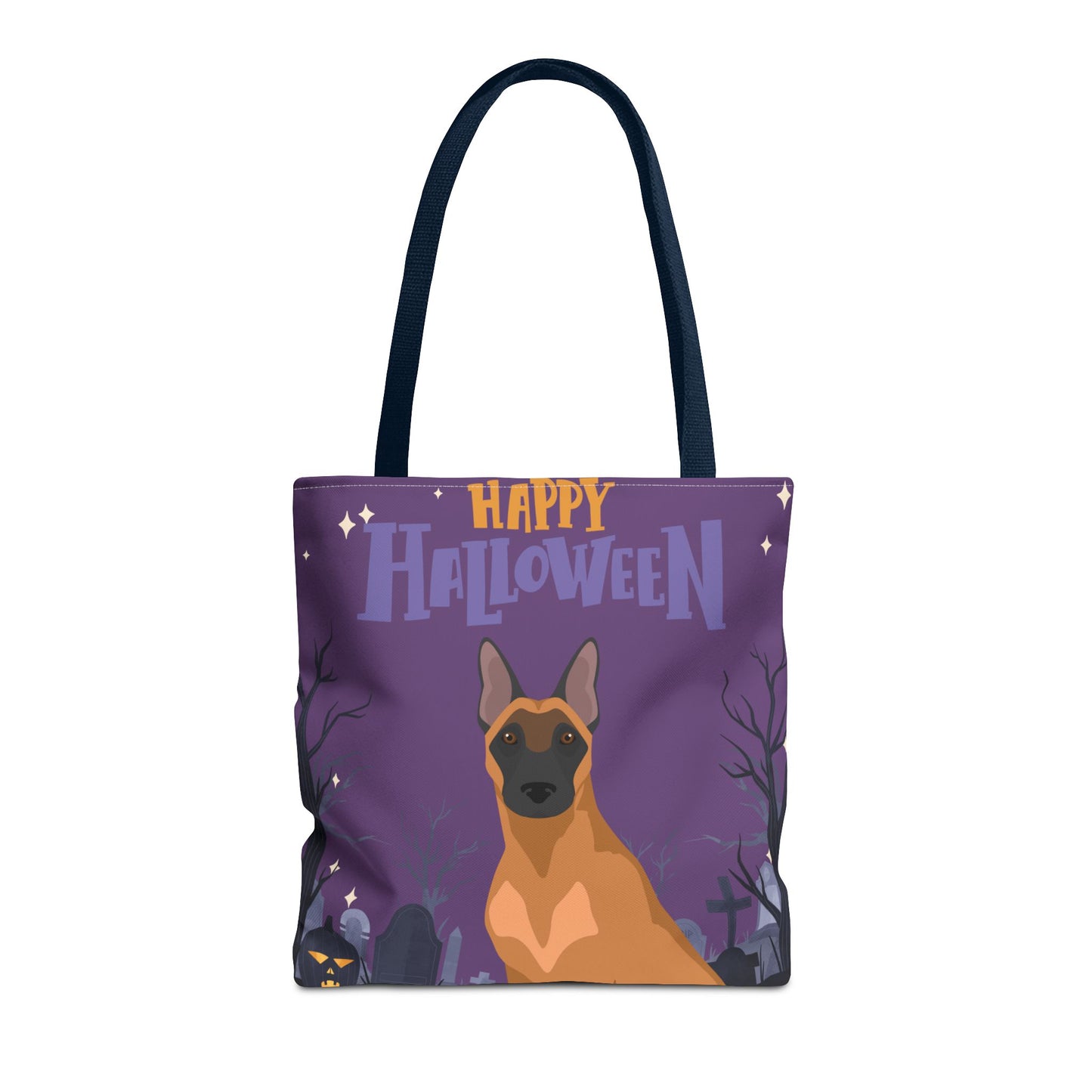 Belgain Malinois Dog Happy Halloween Tote Bag 16x16