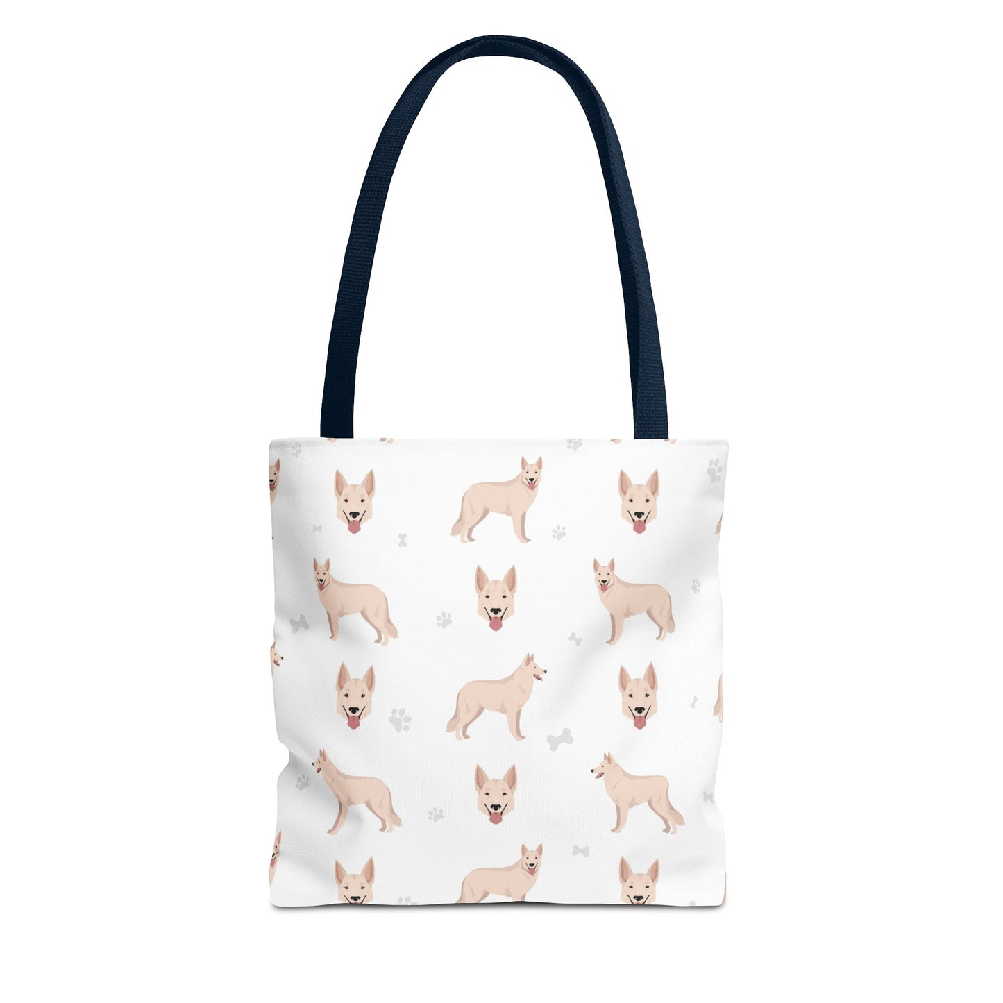 White Swiss Shepherd Dog Tote Bag, Pyrenees Dog Mom Gift