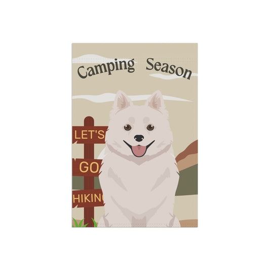 American Eslimo Terrier Dog Camping Garden Flag