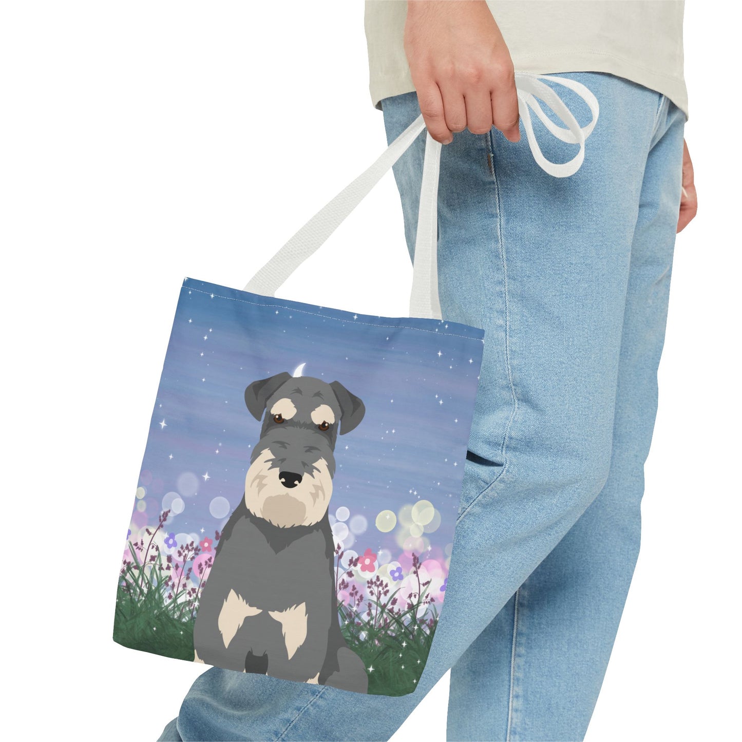 Schnauzer Dog Tote Bag 13x13