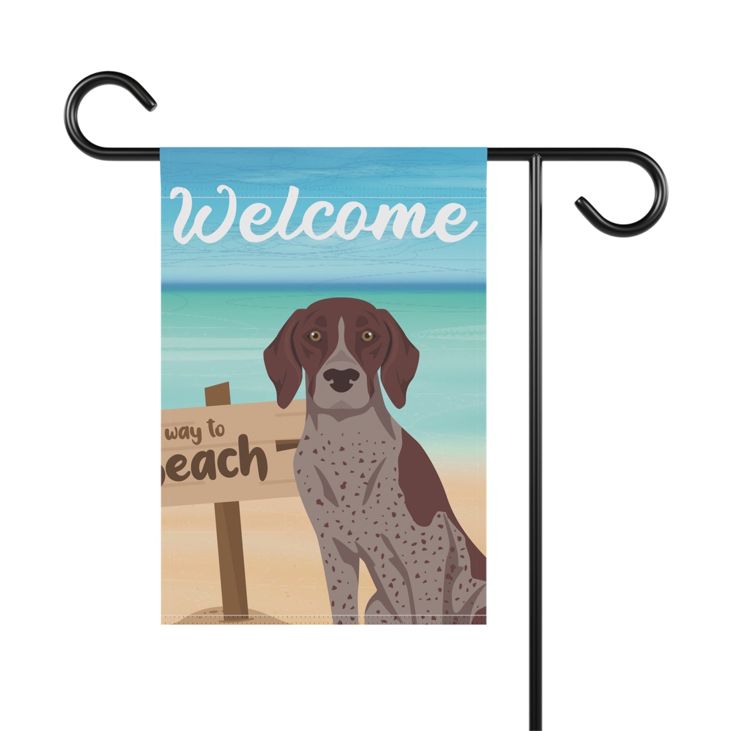 German Shorthaired Pointer Dog Garden Flag