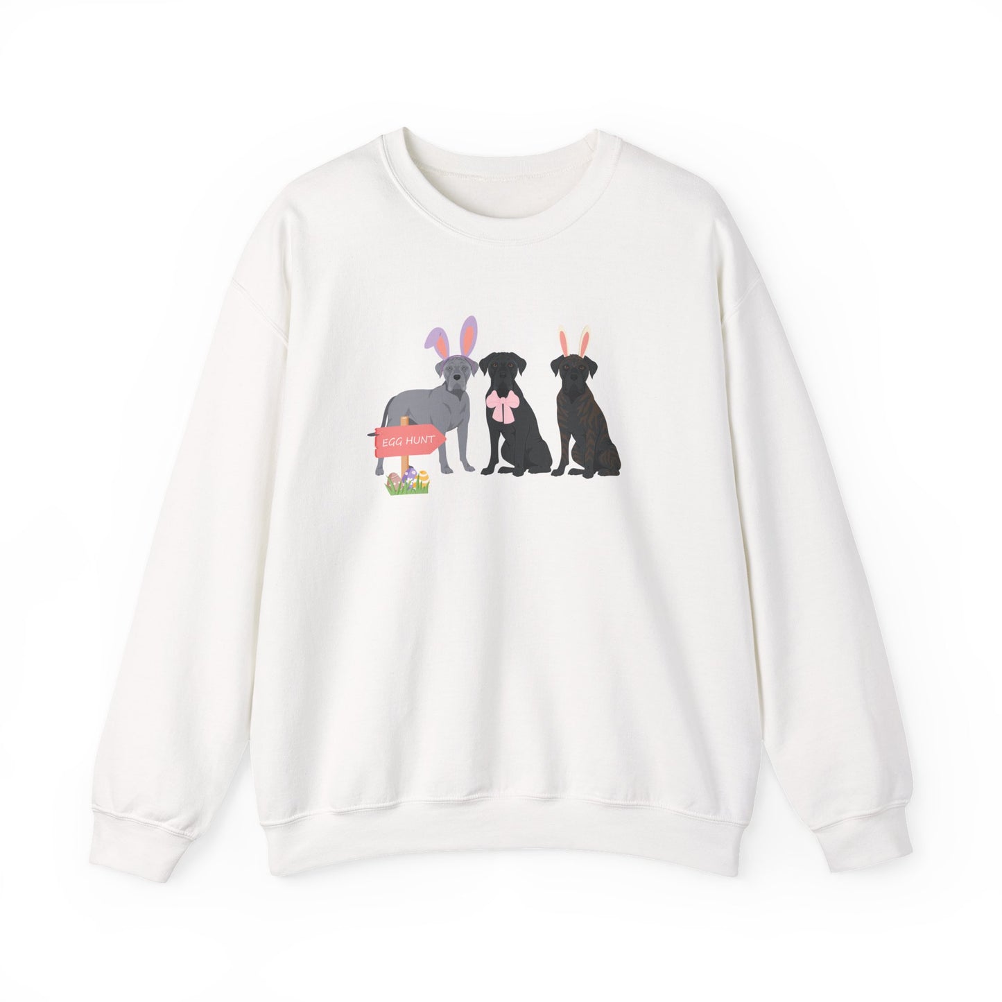Cane Corso Dog Easter Unisex Heavy Blend Crewneck Sweatshirt, easter, Cute Dog Mom Gift