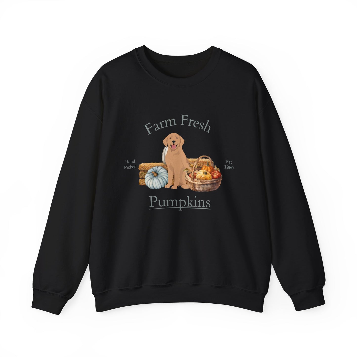 Hovawart Dog Fall Farm Fresh Unisex Heavy Blend Crewneck Sweatshirt