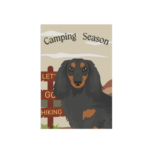Dachshund Dog Camping Garden Flag