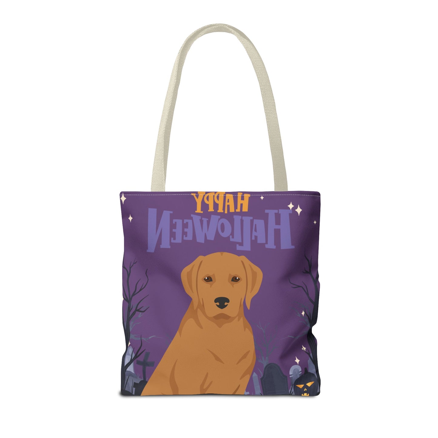 Labrador Retriever Dog Happy Halloween Tote Bag 16x16