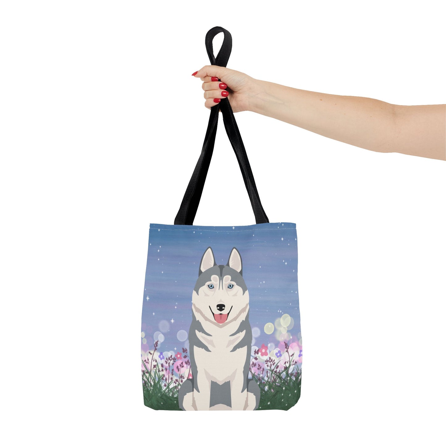 Siberian Husky Dog Tote Bag 13x13