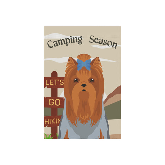 Yorkshire Terrier Dog Camping Garden Flag