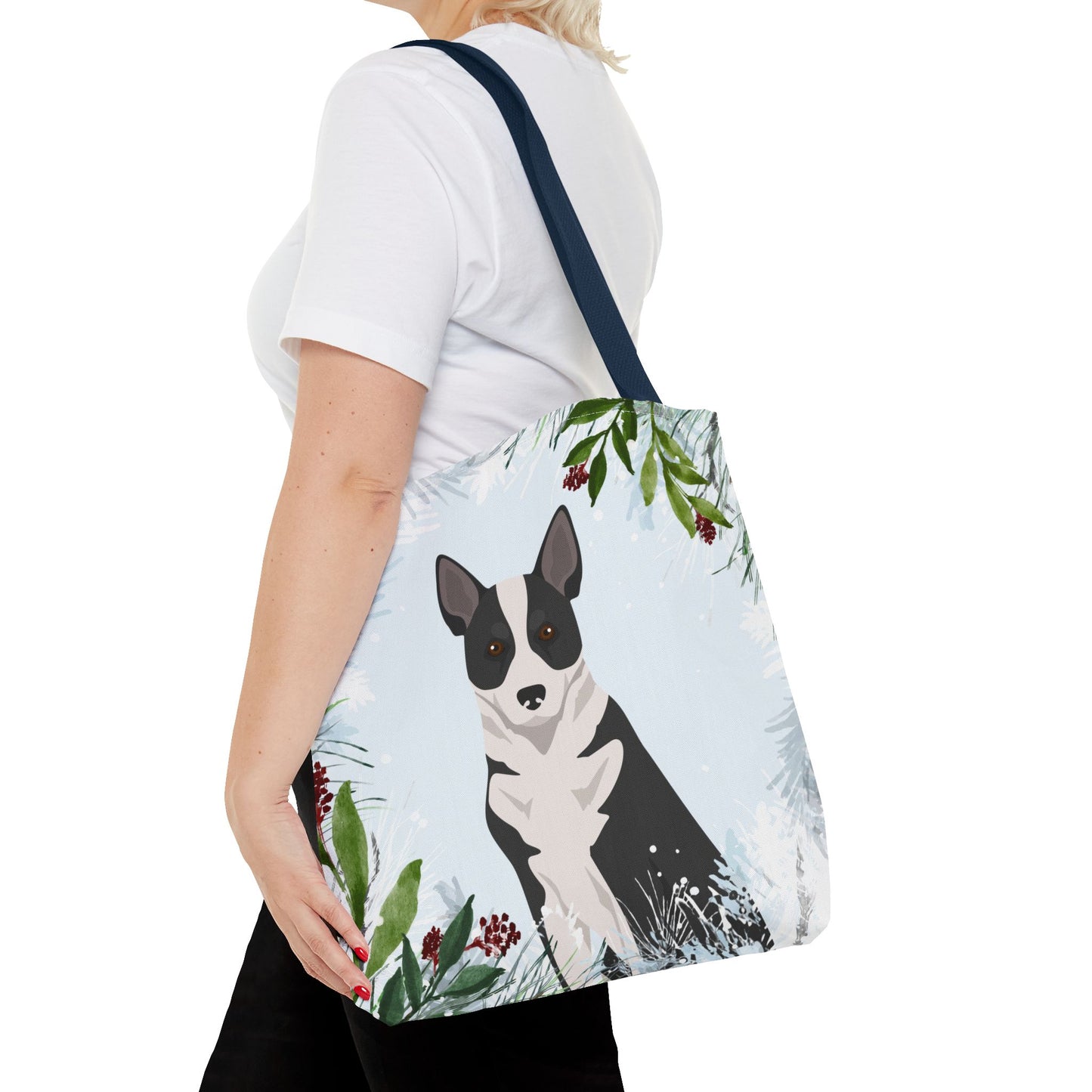 Canaan Dog Dog Christmas Holiday Tote Bag 16x16