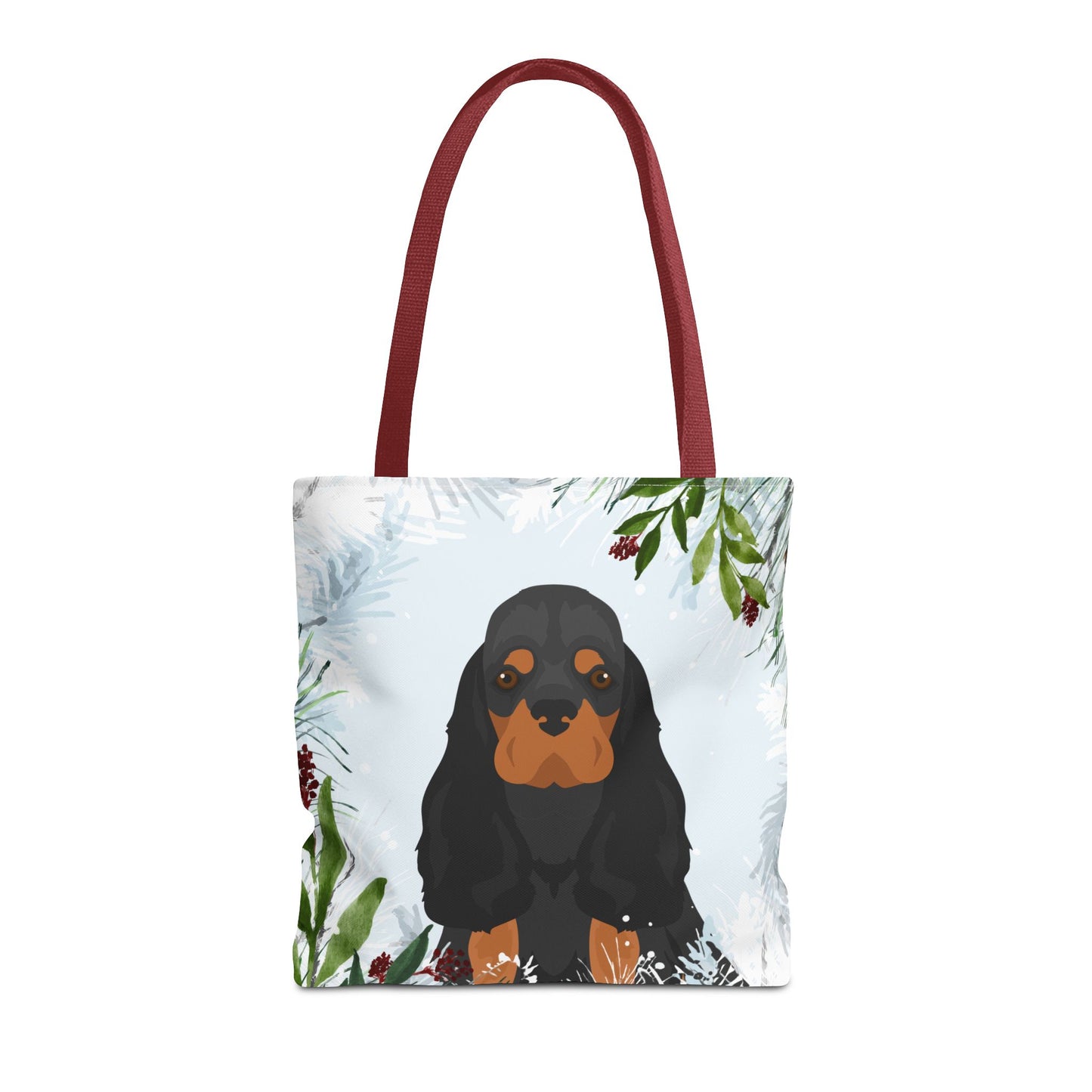 Cocker Spaniel Dog Christmas Holiday Tote Bag 16x16