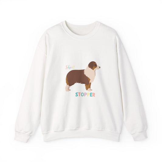 Miniature American Shepherd Dog Unisex Heavy Blend Crewneck Sweatshirt