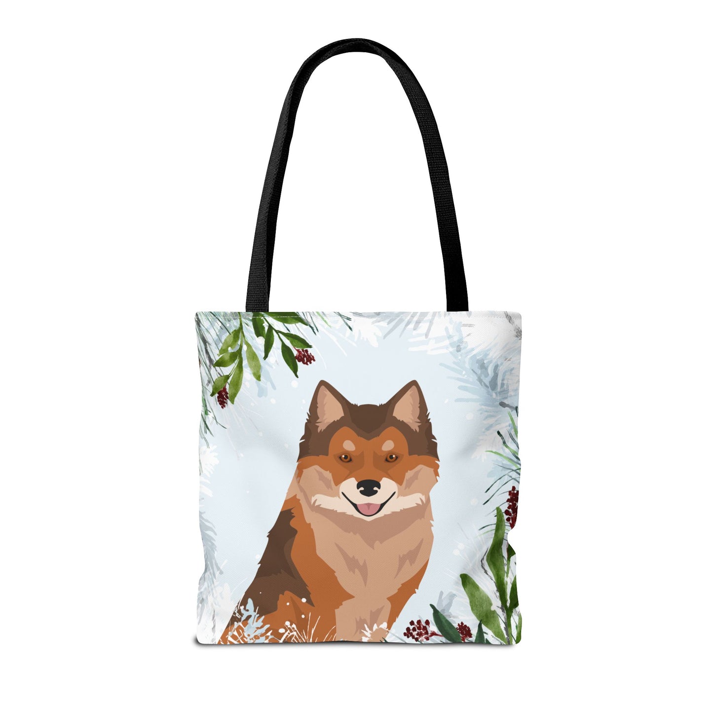 Nenets Herding Laika Dog Christmas Holiday Tote Bag 16x16
