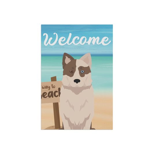 Yakutian Laika Dog Garden Flag