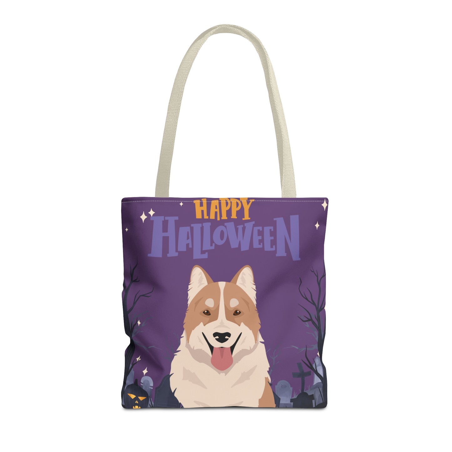 Thai Bangkaew Dog Dog Happy Halloween Tote Bag 16x16