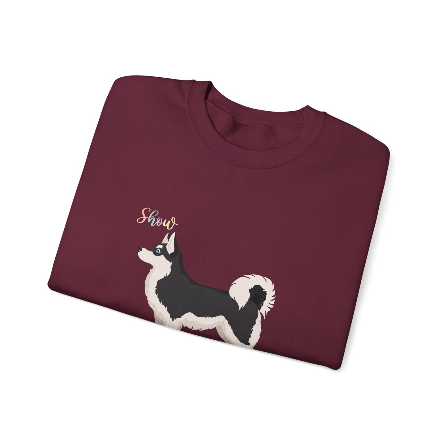 Alaskan Klee Kai Dog Unisex Heavy Blend Crewneck Sweatshirt