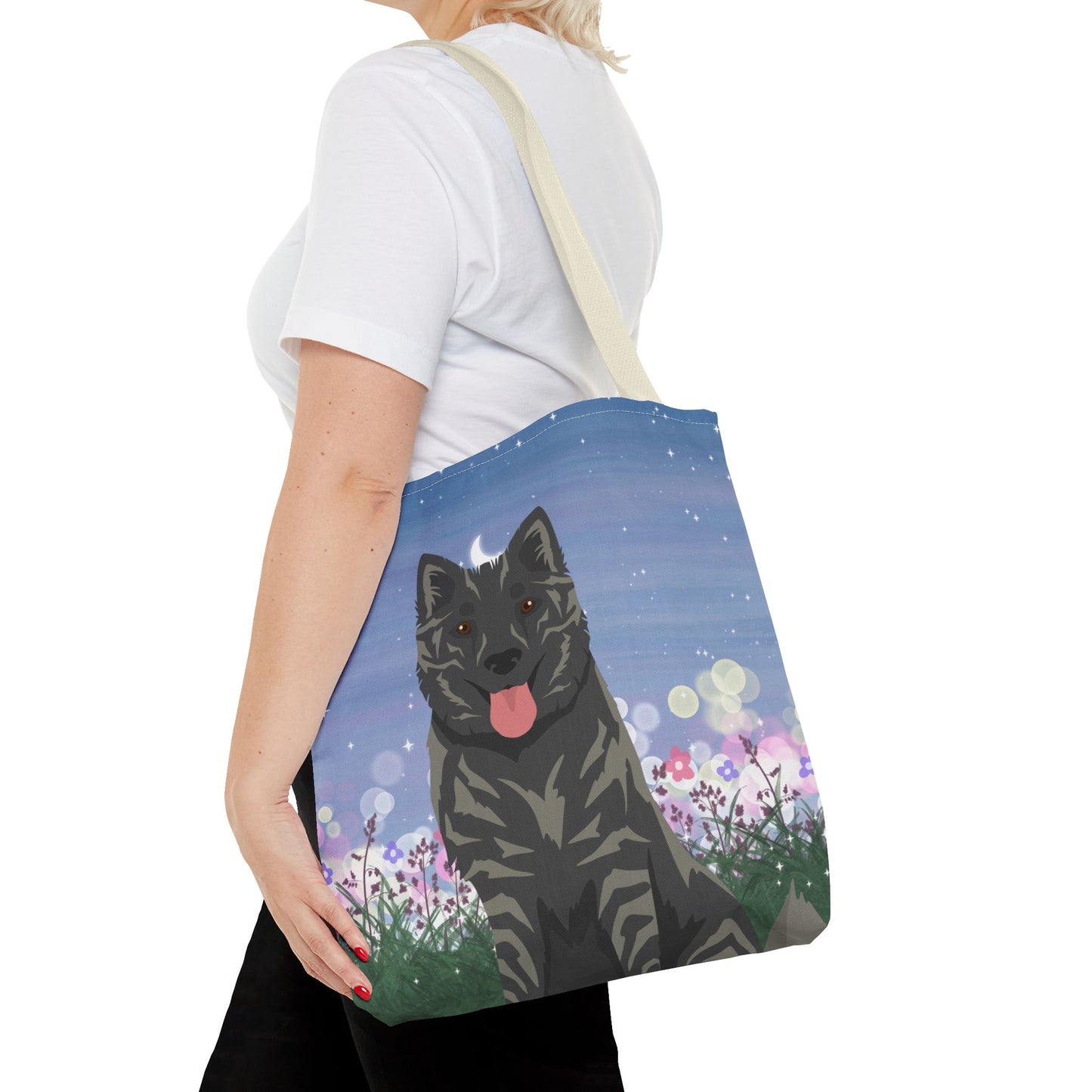 Kintamani Bail Dog Tote Bag 16x16
