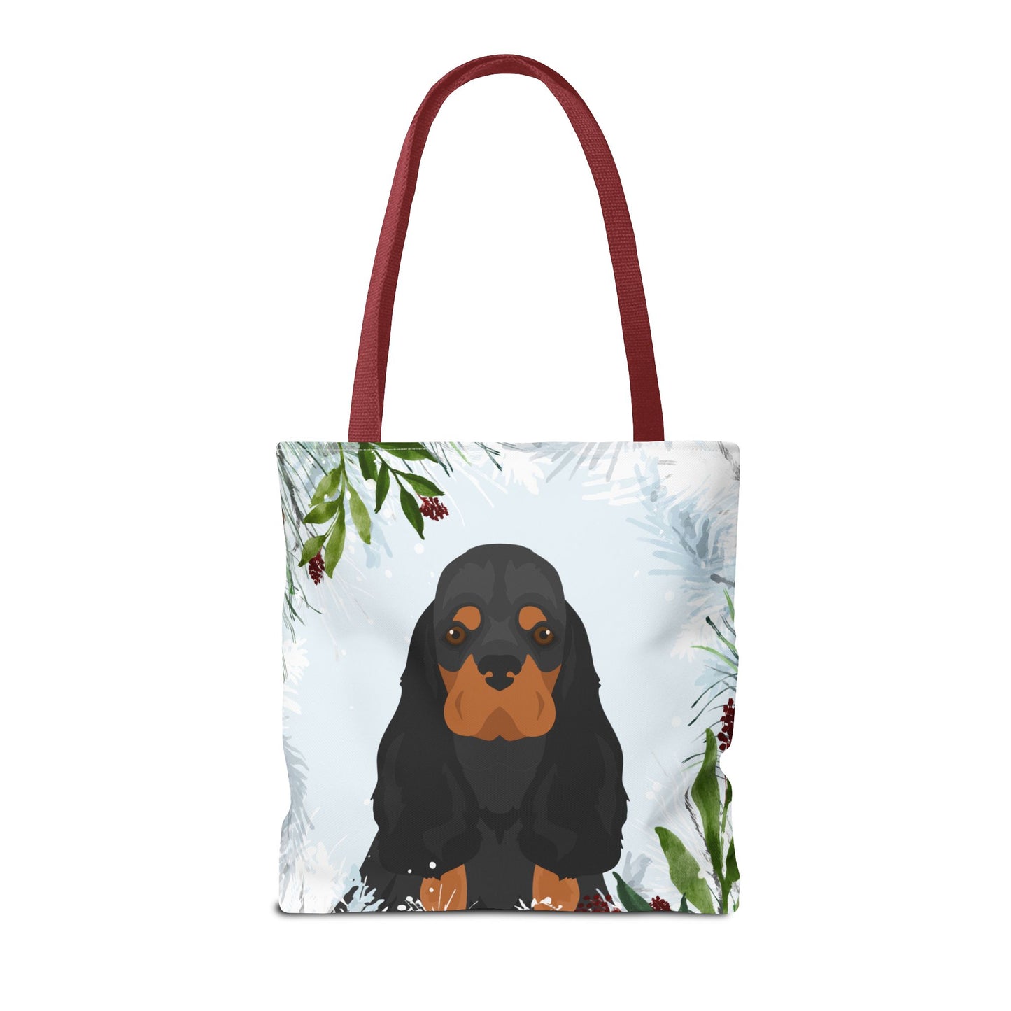 Cocker Spaniel Dog Christmas Holiday Tote Bag 16x16