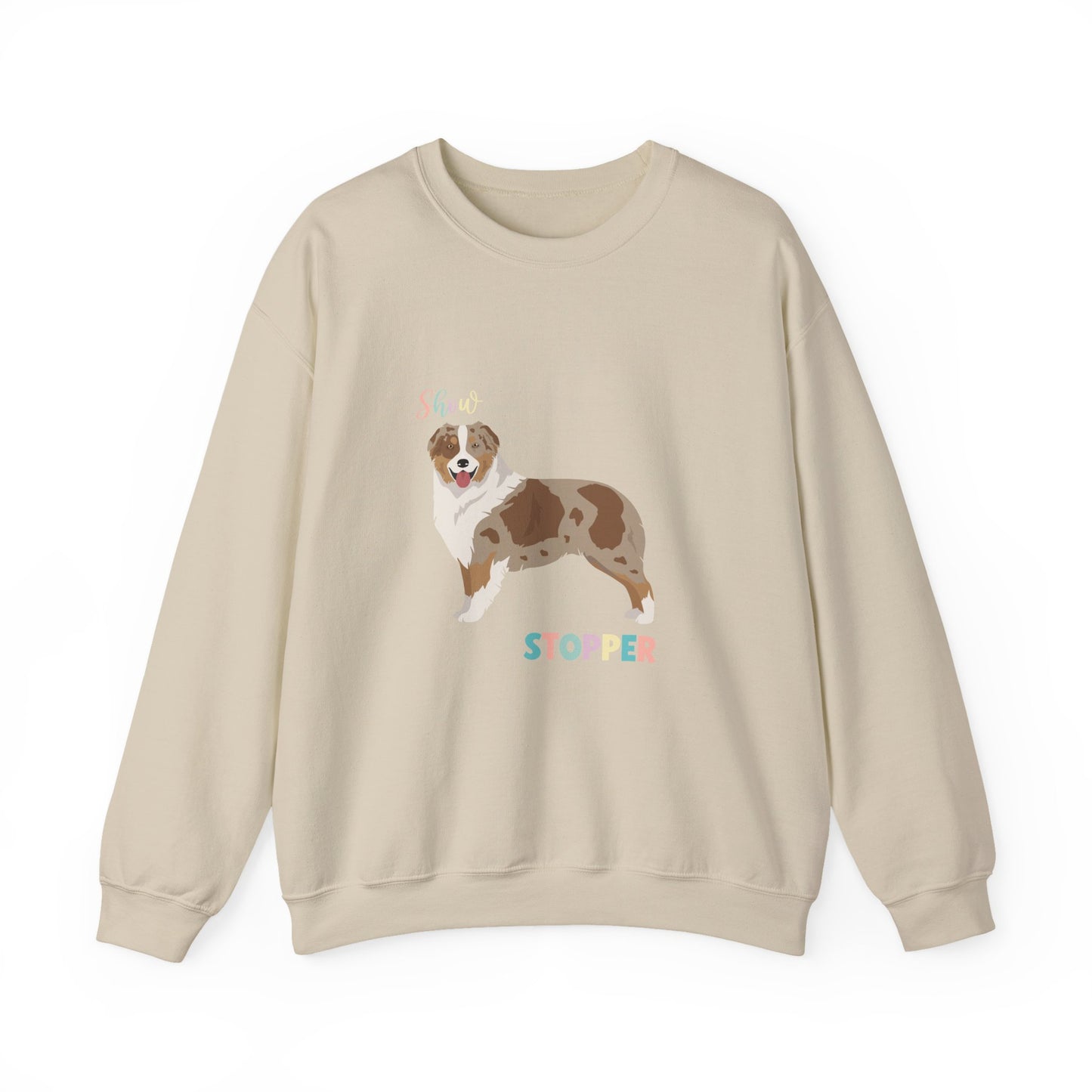 Australian Shepherd Dog Unisex Heavy Blend Crewneck Sweatshirt