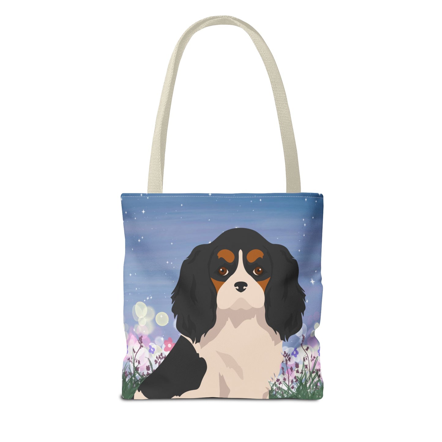 Cavalier King Charles Spaniel Dog Tote Bag 13x13