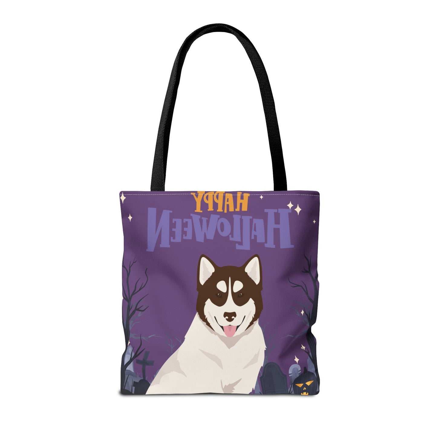 Canadian Inuit Dog Dog Happy Halloween Tote Bag 16x16