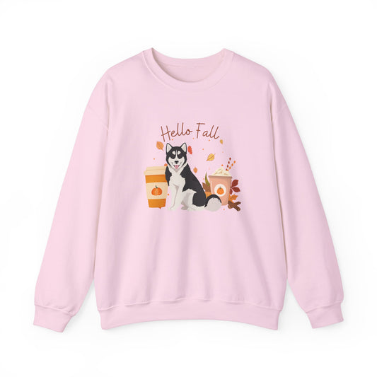 Canadian Inuit Dog Fall Halloween Unisex Heavy Blend Crewneck Sweatshirt