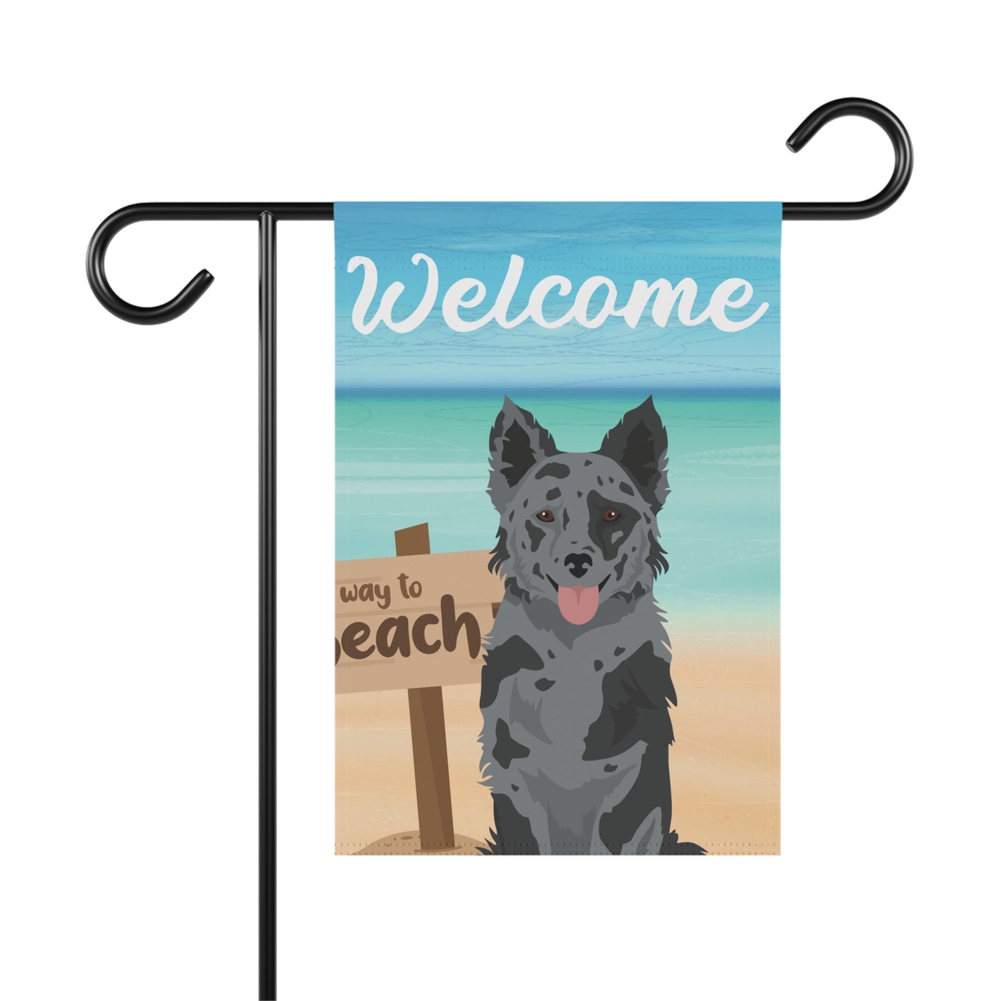 Mudi Dog Garden Flag