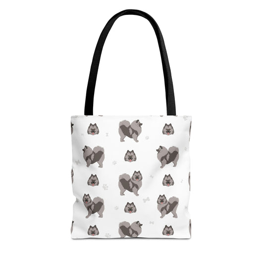 Keeshond Dog Tote Bag, Keeshond Dog Mom Gift
