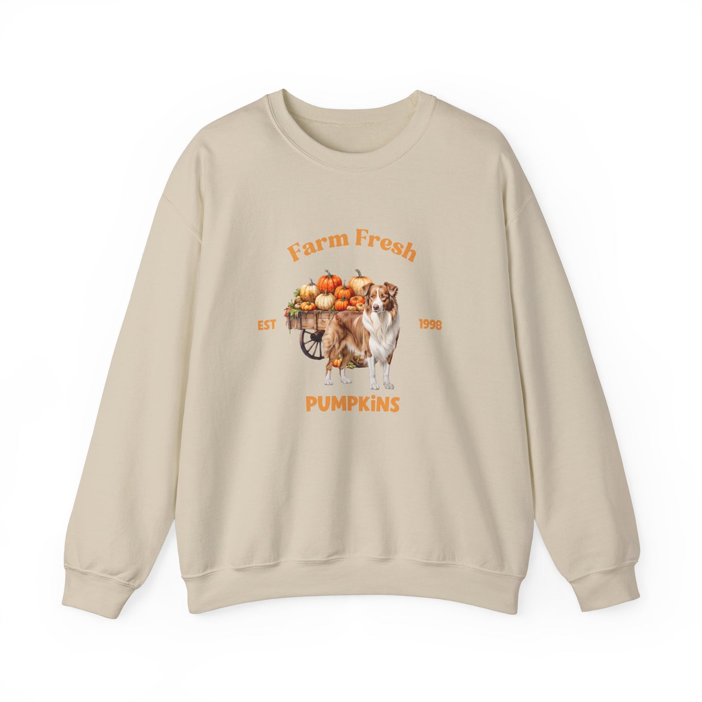 Australian Shepherd Dog Fall Unisex Heavy Blend Crewneck Sweatshirt