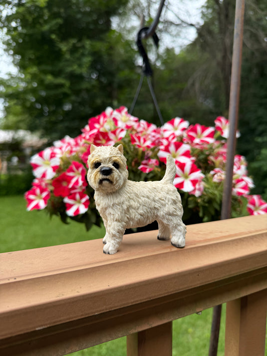 West Highland White Terrier Dog Figurine